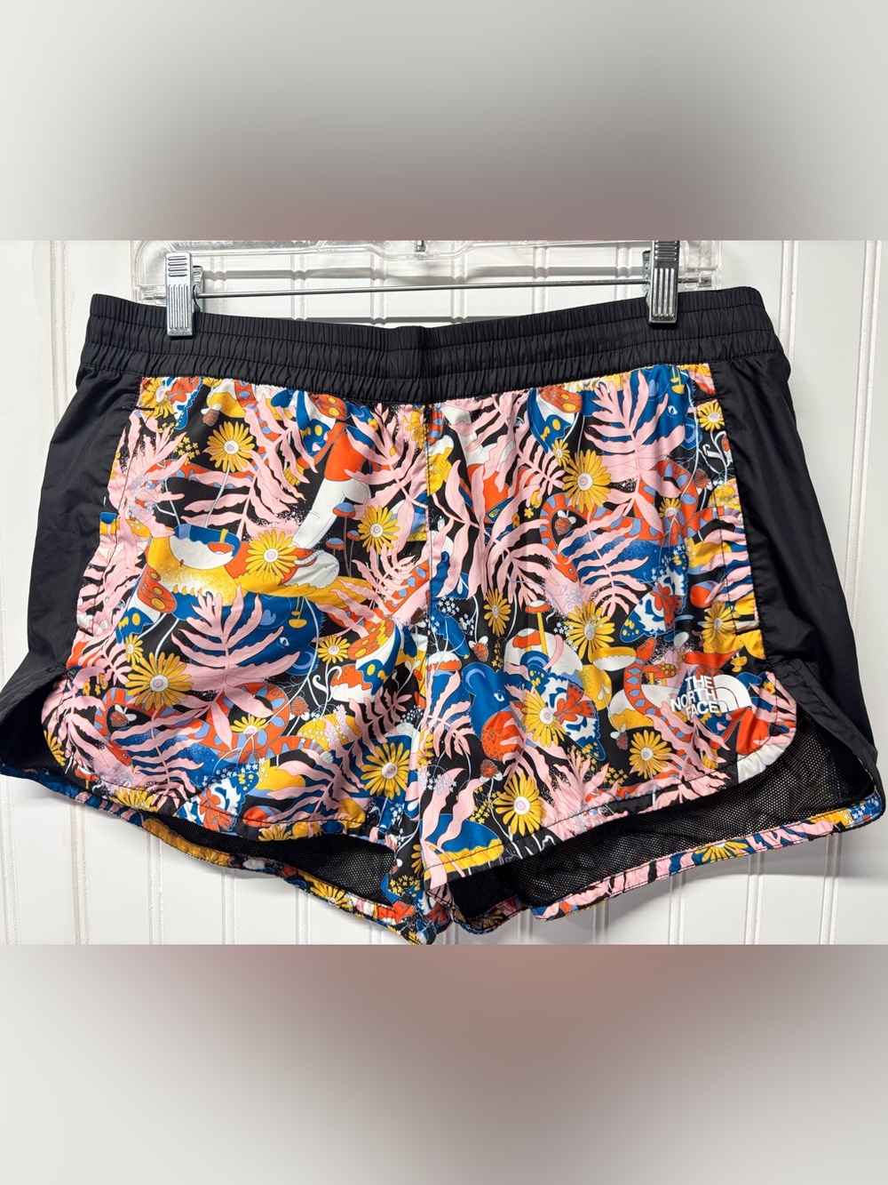 The North Face Shorts Womens Large Hydrenaline 2000 Floral Tropical Athleisure